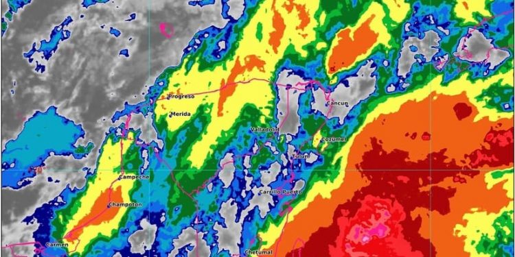 Se pronostican chubascos aisladas para Quintana Roo