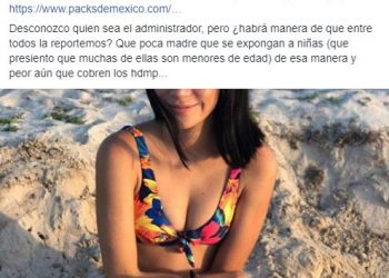 Denuncian página que vende «packs» de jóvenes de Quintana Roo