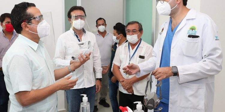 Se invierten 7 millones de pesos en el hospital acondicionado de Cozumel para pacientes Covid-19
