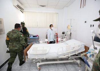Verifican instalaciones de hospitales reconvertidos para pacientes con Covid-19, que maneja el Ejército