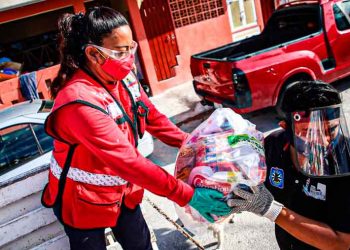 En marcha segunda entrega de ayuda alimentaria en Isla Mujeres