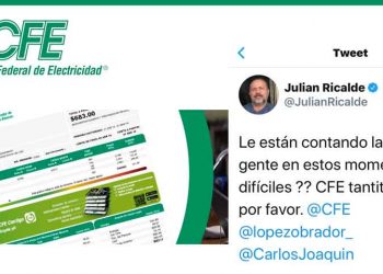 Tengan tantita madre!..CFE ya empezó a cortar la luz: Julian Ricalde