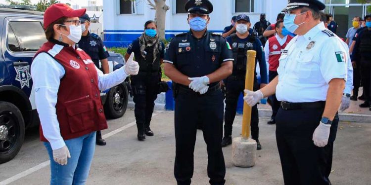 Gobierno de Solidaridad reconoce labor y compromiso de policias municipales