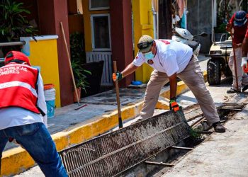 En Isla Mujeres se preparan ante la llegada de lluvias