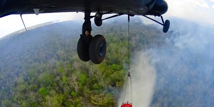 Se registran 56 incendios forestales en ocho municipios de Quintana Roo