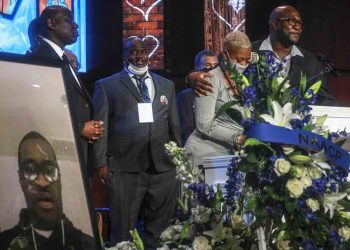 Así fue la ceremonia en memoria de George Floyd en Minneapolis