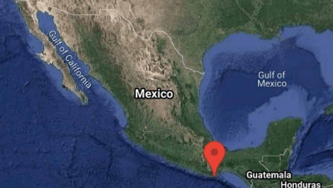 Reportan sismo magnitud preliminar 7.5 en Oaxaca