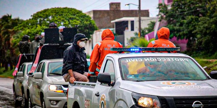 Afectaciones mínimas por el paso de Cristóbal en Isla Mujeres: Protección Civil