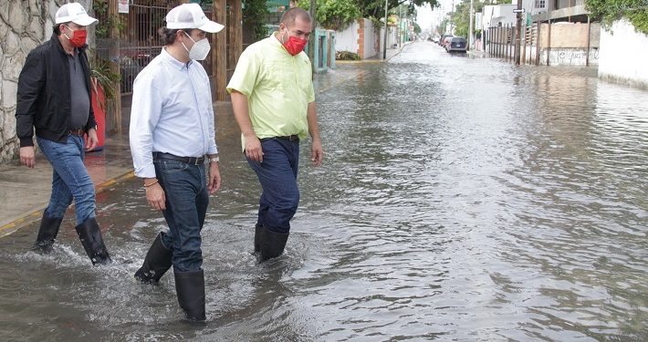 Supervisan trabajos del “Operativo Tormenta” por paso de la tormenta tropical “Cristóbal”
