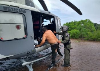Ejército Mexicano continúa aplicando el Plan DN-III-E, en Quintana Roo, por la Tormenta Tropical “Cristóbal”