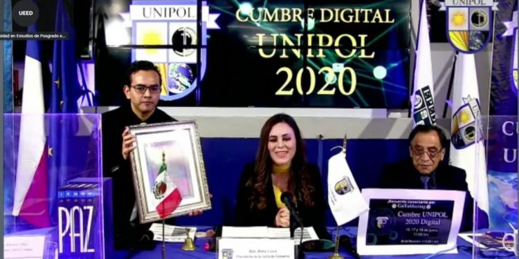 Recibe Fiscal Anticorrupción de QRoo reconocimiento en Cumbre Internacional Unipol 2020 digital