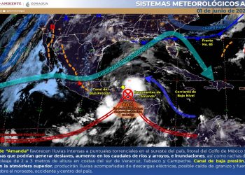 Inicia la temporada de huracanes en el Atlántico con las tormentas “Amanda” y “Cristóbal”