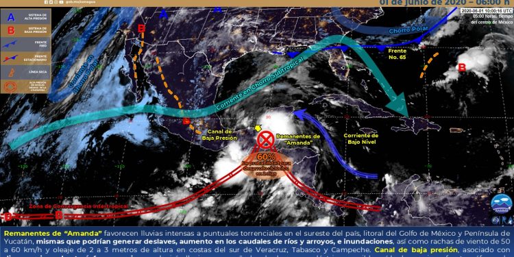 Inicia la temporada de huracanes en el Atlántico con las tormentas “Amanda” y “Cristóbal”