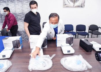 La SESA recibe donativo de 40 ventiladores no invasivos por parte del Consejo Mexicano de Negocios