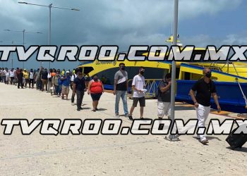 Extreman medidas en terminal marítima de Isla Mujeres