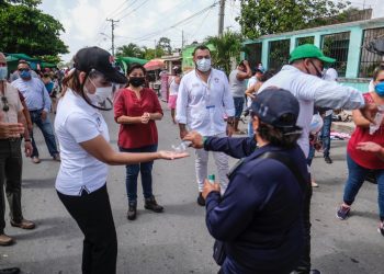 Alcaldesa de BJ verifica cumplimiento de protocolos sanitarios en tianguis