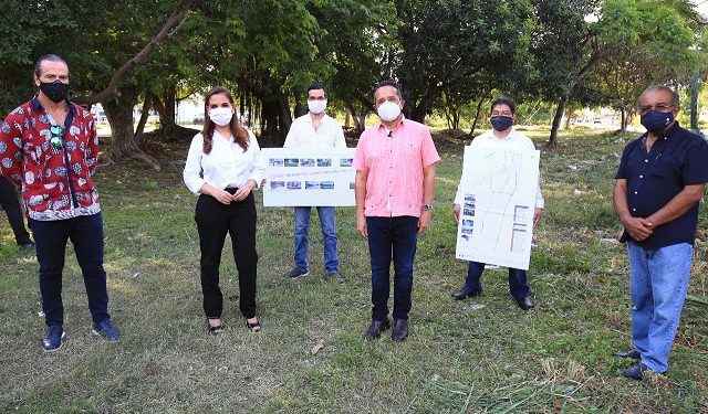 Carlos Joaquín realiza gira de trabajo en Cancún para verificar proyectos de equipamiento urbano