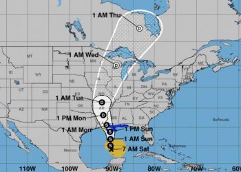 Cristóbal finalmente se aleja y traza trayectoria hacia Estados Unidos