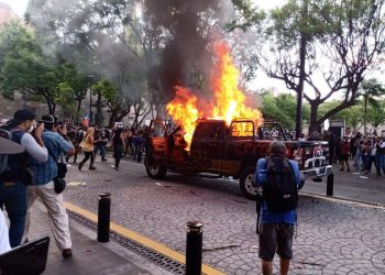 Arden protestas en Jalisco por asesinato de Giovanni
