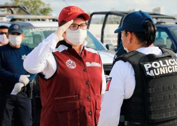 Trabajo coordinado fortalece labor de la policía municipal de Solidaridad