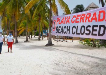 Restricciones en Playas de Isla Mujeres buscan contener propagación del Covid-19