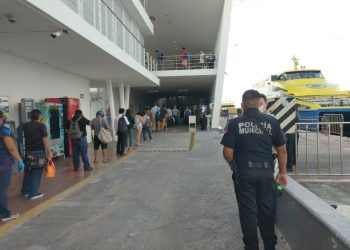 En siete minutos, cuerpos de seguridad responden para salvaguardar a usuarios en instalaciones marítimas