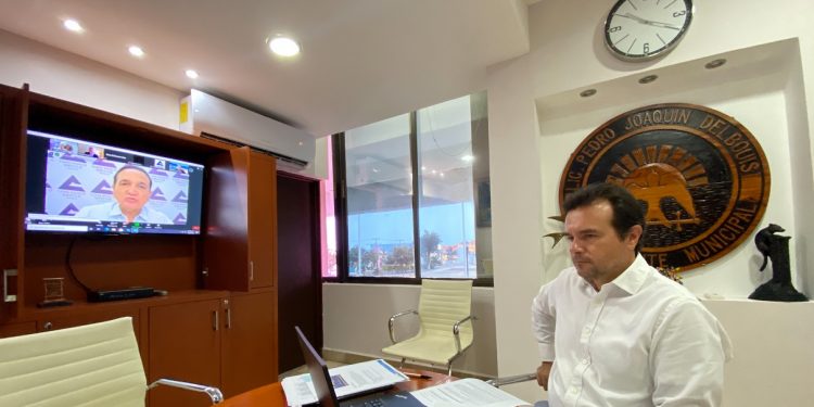 Sostiene Pedro Joaquín diálogo abierto con representantes de compañías navieras para un retorno seguro a Cozumel