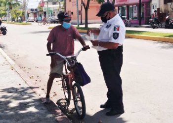 Vigila Tránsito que ciudadanos sigan las indicaciones para bajar contagios de Covid-19