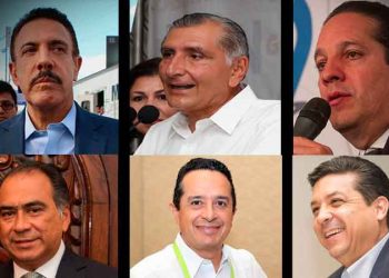 Suman 6 gobernadores afectados por Covid-19