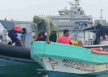 La SEMAR rescata a nueve personas en dos embarcaciones a la deriva