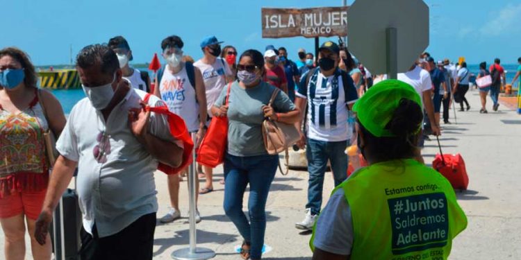 Gorras Amarillas reforzarán medidas sanitarias contra el Covid-19 en Isla Mujeres