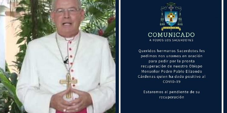 Obispo Pedro Pablo Elizondo también tiene coronavirus