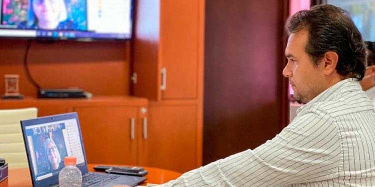 Participa Pedro Joaquín en reunión virtual entre agrupación de municipios y la Secretaría de Economía