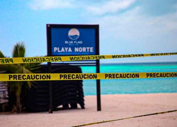 con 40 casos contabilizados hasta hoy, Isla Mujeres continuará con playas cerradas