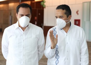 Impulsarán gobernadores de QRoo y Yucatán, gestiones ante el Fonden para mejores resultados en la recuperación de daños