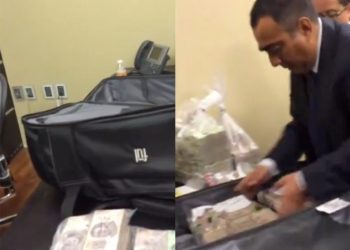 Difunden VIDEO de presunto soborno a exfuncionarios del Senado ligados a caso Lozoya