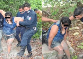 Mujer a punto de ahogarse en la bahía de Chetumal