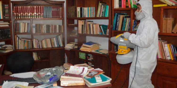 Refuerzan en Isla Mujeres acciones de Sanitización en dependencias y espacios públicos