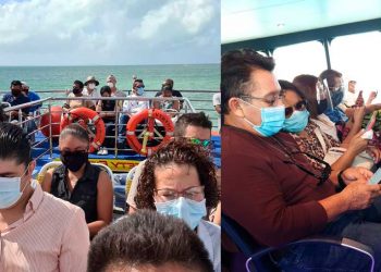 Sana distancia no aplica en los barcos de Ultramar