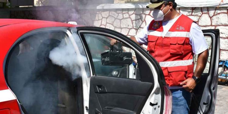 Promueven servicio Sanitizante para transporte público en Isla Mujeres