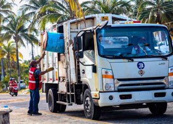 Recuerdan horarios temporales para la recoja de basura en Isla Mujeres