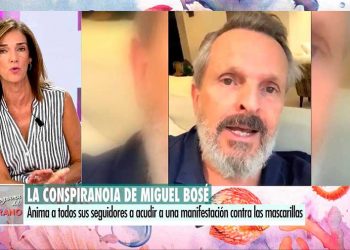 Miguel Bosé organiza marcha contra del uso del cubre bocas, pero no asiste