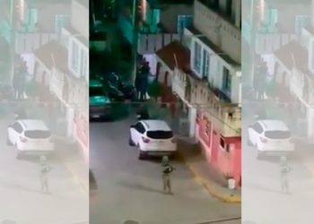 FGE y Guardia Nacional realizan cateo en la colonia la Gloria de Isla Mujeres