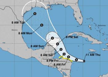 Protección Civil vigila la evolución de la Depresión Tropical en el Caribe