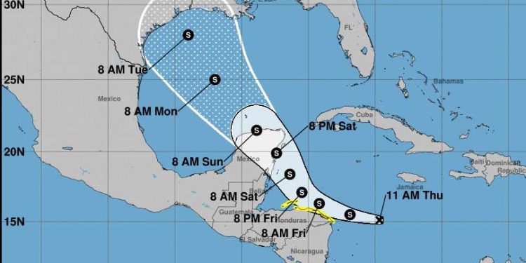 Protección Civil vigila la evolución de la Depresión Tropical en el Caribe