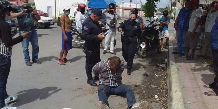 Un ladrón estuvo a punto de ser linchado en Chetumal