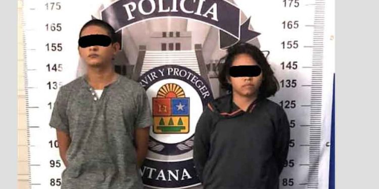 Detienen en Isla Mujeres a una pareja de sujetos armados