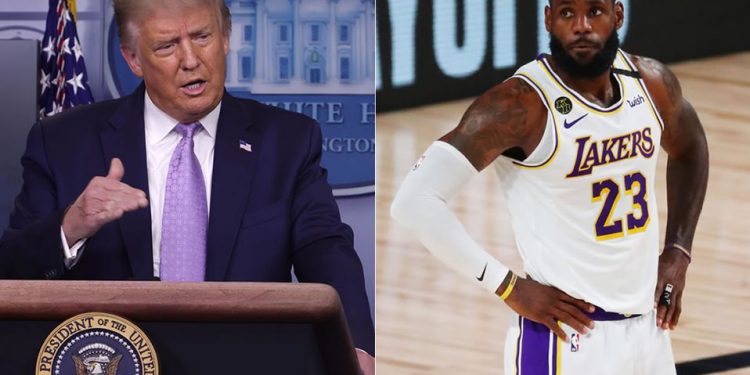 Trump critica protesta de NBA y LeBron le responde