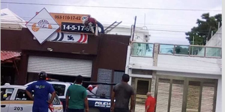 Repartidor de Gas muere electrocutado en Chetumal