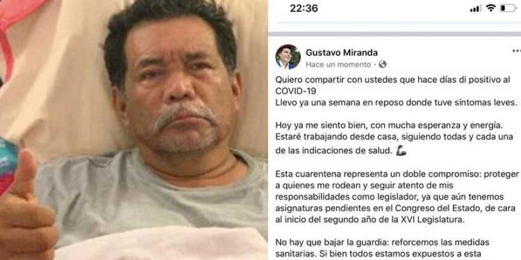 Ya son dos diputados de Quintana Roo que dan positivo a Covid-19